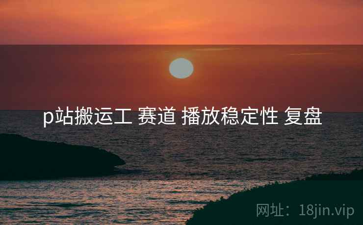 p站搬运工 赛道 播放稳定性 复盘