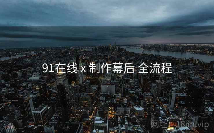 91在线 x 制作幕后 全流程