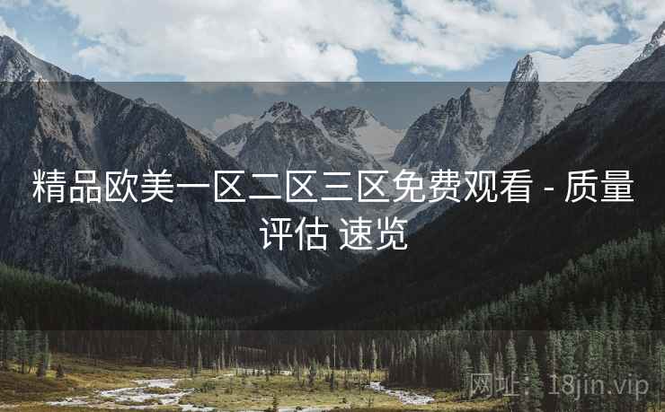 精品欧美一区二区三区免费观看 - 质量评估 速览