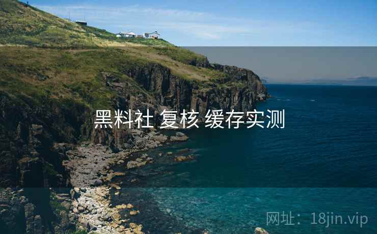 黑料社 复核 缓存实测